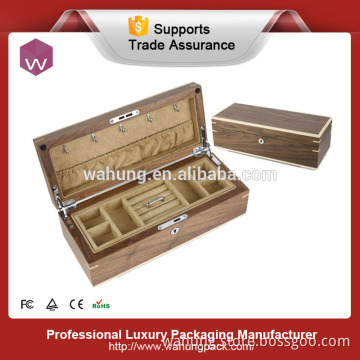 Customize wood display case locks for jewelry